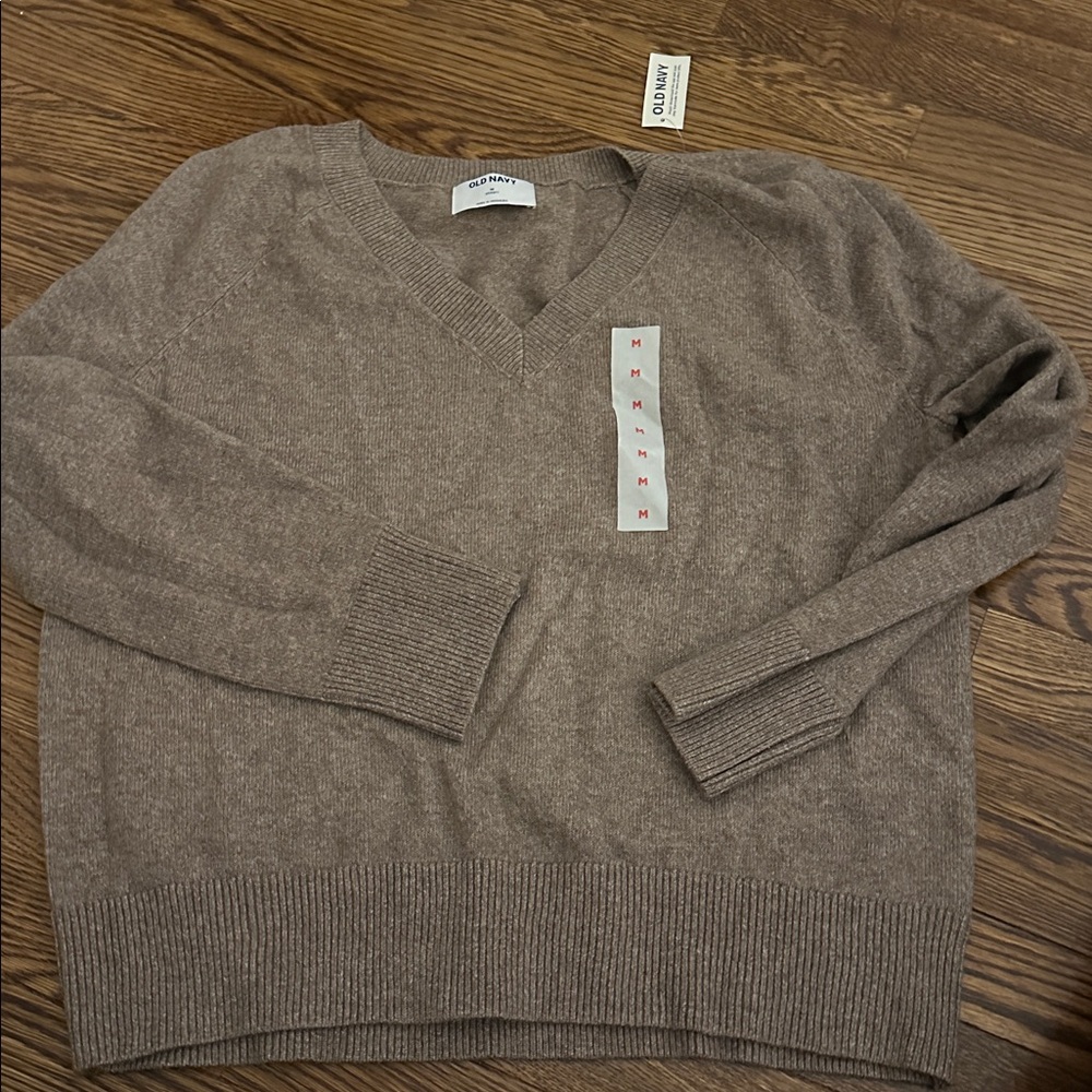 Old Navy Brown V-Neck Sweater-old navy